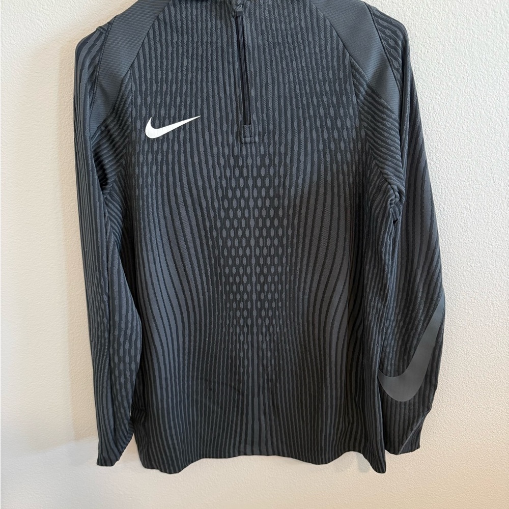Nike Strike Black and Anthracite Dri-FIT Drill Top